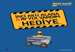 İnci Akü alana 6 ay “Yol Yardım” 