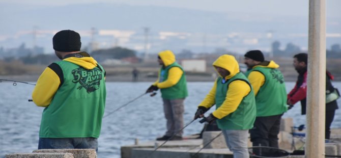 Balık Avı Tutkunları Mavi Bayraklı Ağapark ta Yarıştı