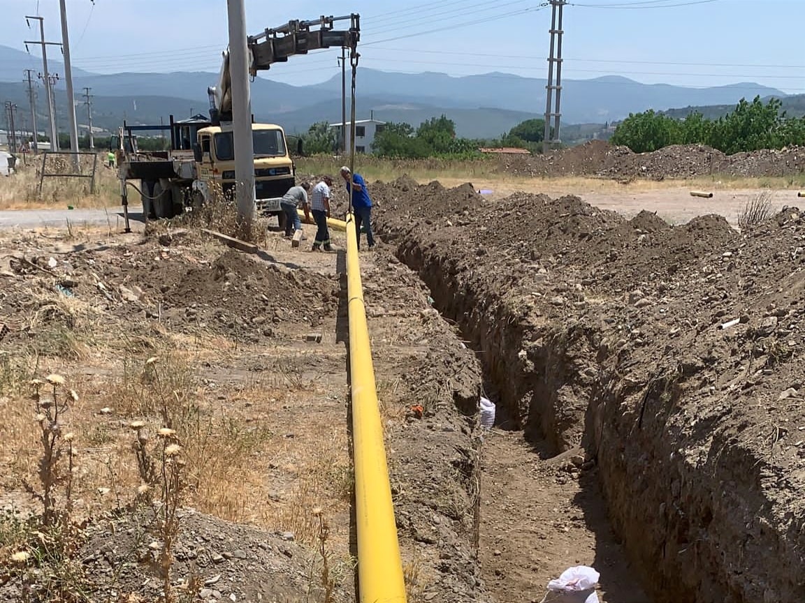 Kınık Organize Sanayi Bölgesi doğalgaza kavuşuyor